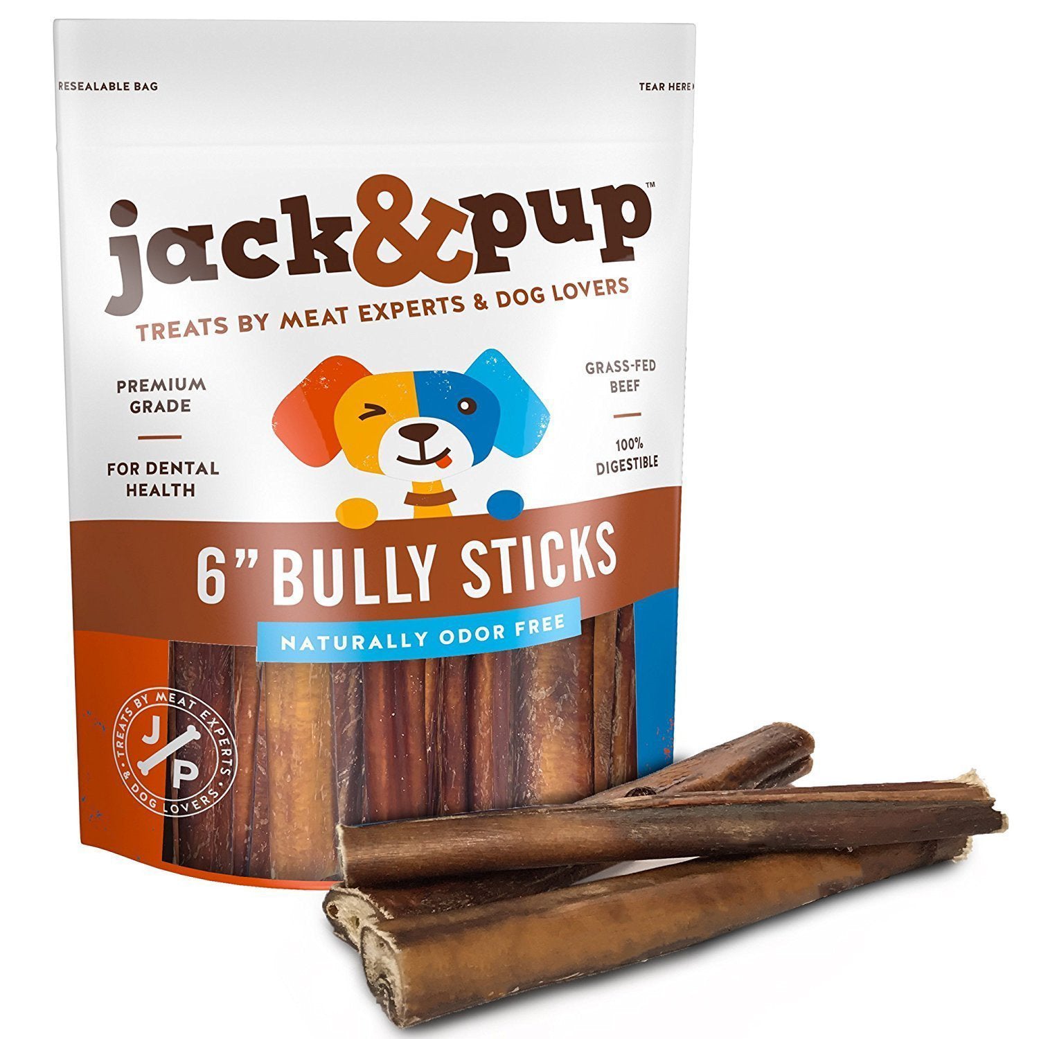 Jack & Pup 6" Bully Stick