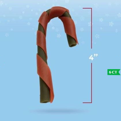SmartBones Christmas Candy Canes for Dogs