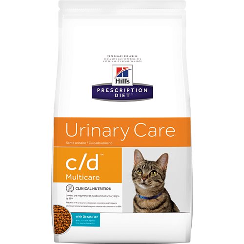 Hills Prescription Diet C/D Urinary Care Fish Dry Cat Food