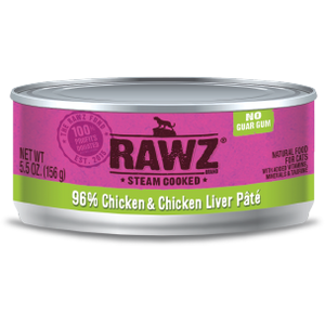 RAWZ 96% Chicken Liver Pate Wet Cat Food
