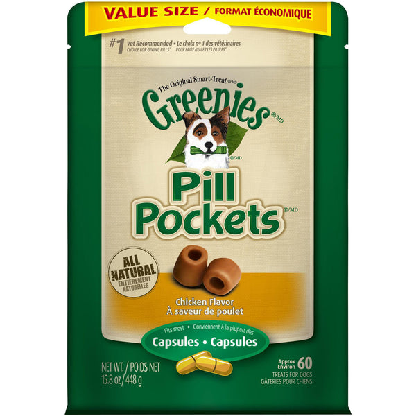 Pill Pockets Chicken Capsules for Dogs