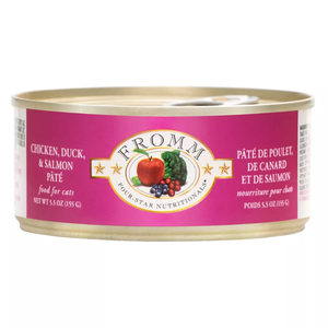 Fromm Four-Star Chicken, Duck & Salmon Pate Wet Cat Food