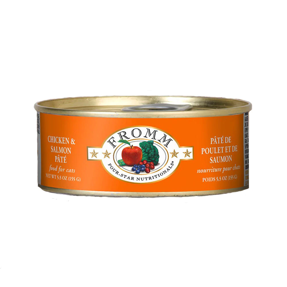 Fromm Four-Star Chicken & Salmon Pate Wet Cat Food