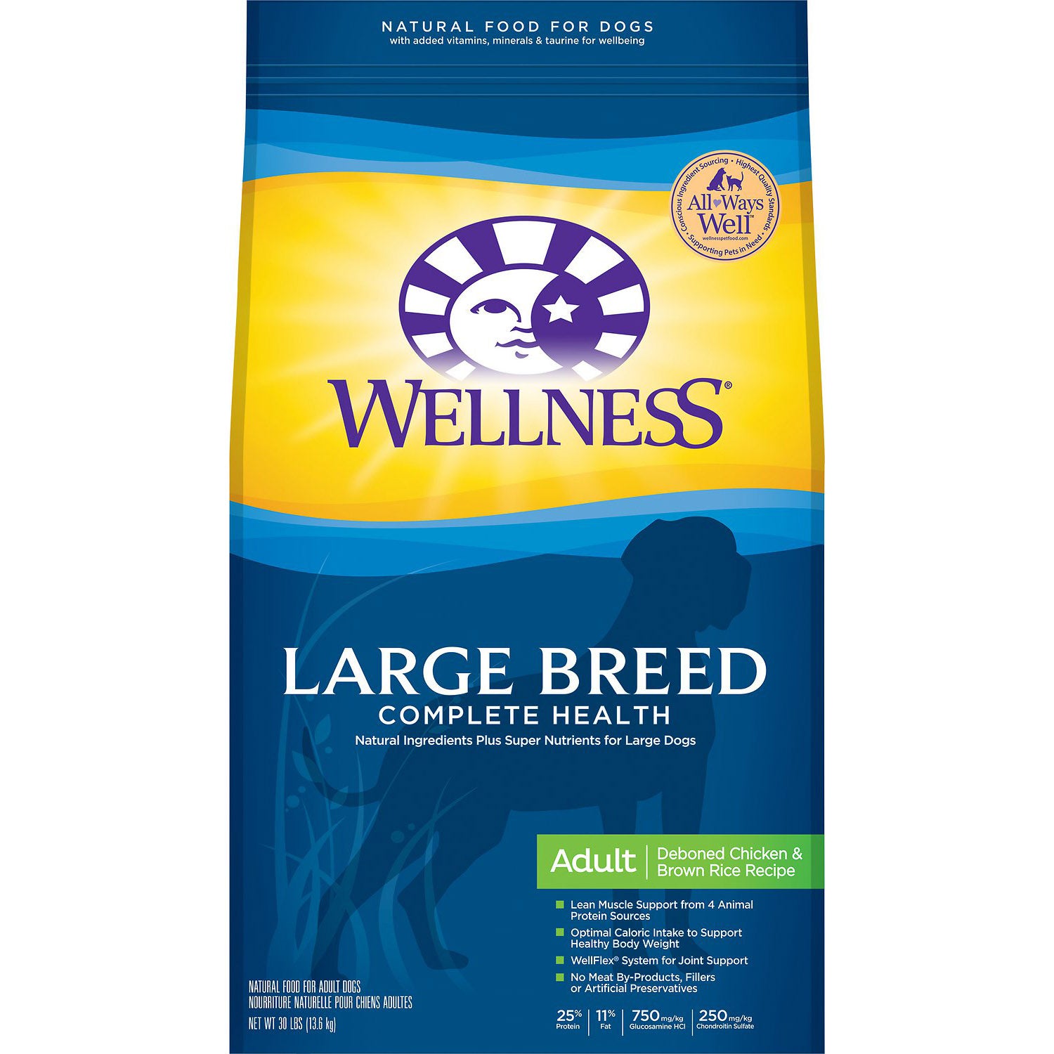 Wellness Complete Health Large Breed Chicken Dry Dog Food