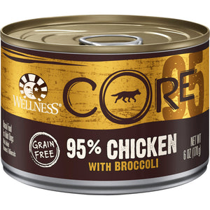 Wellness Core 95% Chicken & Broccoli Wet Dog Food