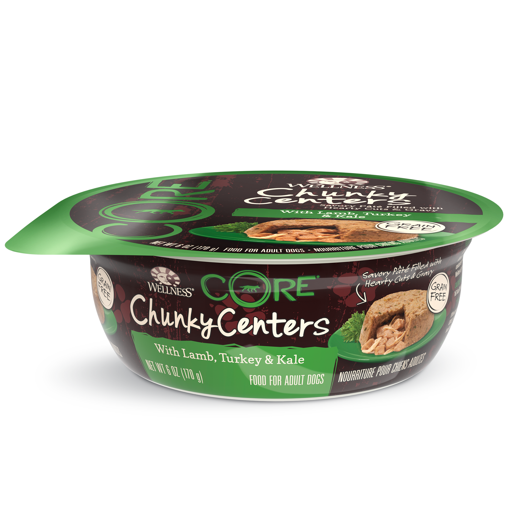 Wellness Core Chunky Centers Lamb, Turkey & Kale Wet Dog Food