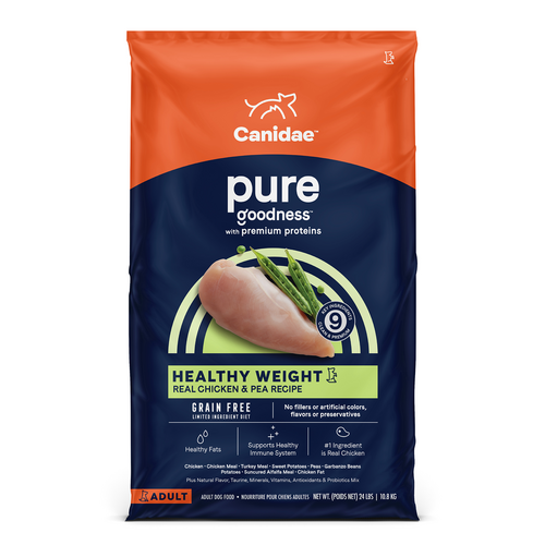 Canidae PURE Grain Free, Limited Ingredient Healthy Weight Dry Dog Food, Chicken and Pea