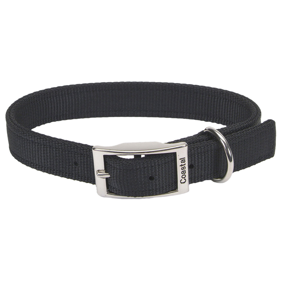 Coastal Double Nylon Collar 20" Black