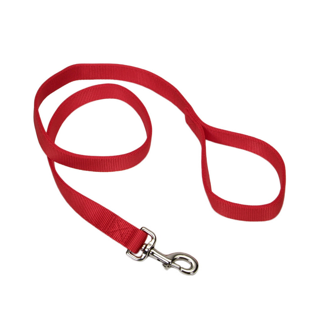 Coastal Double Nylon Lead 6' - 1" Red