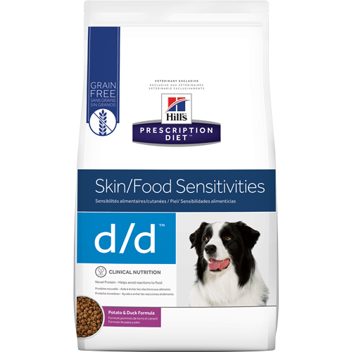 Hills Prescription Diet D/D Potato & Duck Dry Dog Food