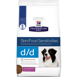 Hills Prescription Diet D/D Potato & Duck Dry Dog Food