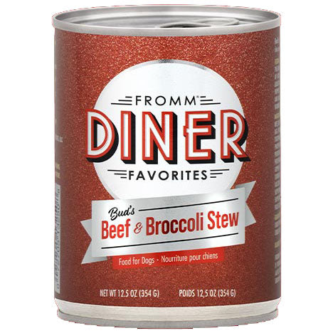 Fromm Diner Favorites Bud's Beef & Broccoli Stew Wet Dog Food