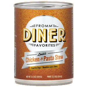 Fromm Diner Favorites Louie's Chicken & Pasta Stew Wet Dog Food