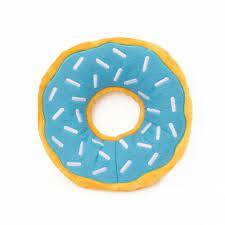 Zippy Paws Jumbo Blueberry Donutz Dog Toy
