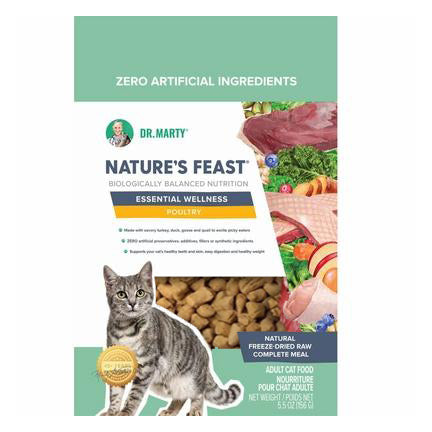 Dr. Marty Freeze-Dried Nature's Feast Poultry Cat Food