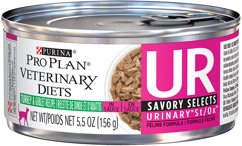 Purina Pro Plan Veterinary Diets UR Urinary St Ox Savory Selects Turkey Giblet Wet Cat Food NJPetSupply