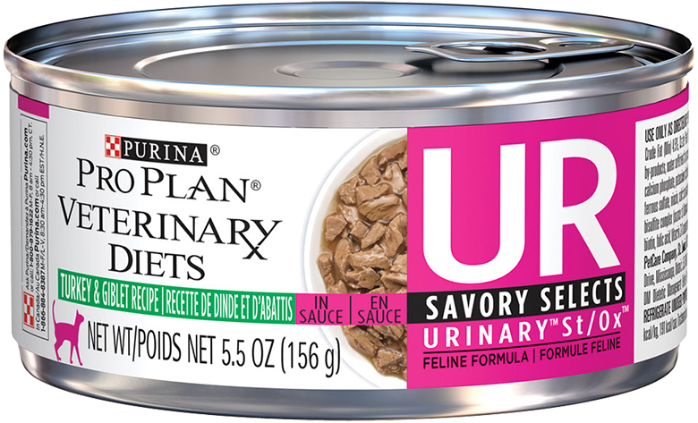 Purina Pro Plan Veterinary Diets UR Urinary St/Ox Savory Selects Turkey & Giblet Wet Cat Food
