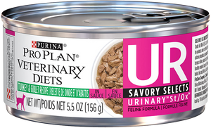 Purina Pro Plan Veterinary Diets UR Urinary St/Ox Savory Selects Turkey & Giblet Wet Cat Food