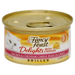 Fancy Feast Delights Chicken & Cheese Wet Cat Food