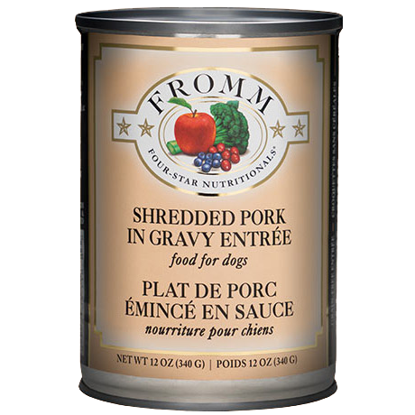 Fromm Four-Star Shredded Pork in Gravy Wet Dog Food