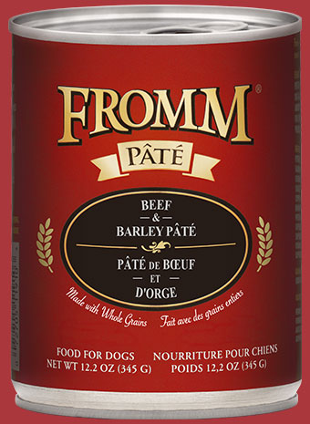 Fromm Beef & Barley Pate Wet Dog Food