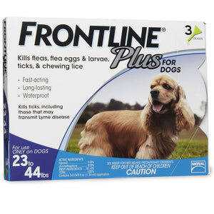 Frontline Plus for Dogs 23-4 3 month