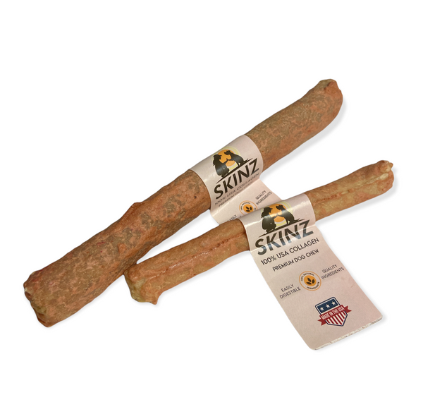 Skinz Fruit & Veggie Flavored 100% Collagen Munchy Dog Chew