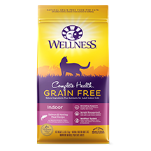 Wellness Grain Free Complete Health Indoor Salmon Dry Cat Food