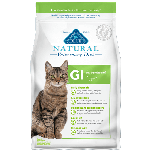 Blue Buffalo Natural Veterinary Diet GI Gastrointestinal Support Dry Cat Food