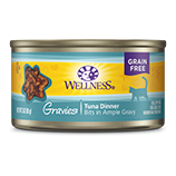 Wellness Gravies Tuna Dinner Wet Cat Food