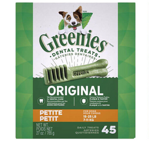 Greenies Petite (for dogs 15-25 lb.) Dental Treats