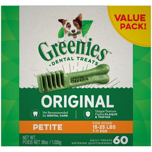 Greenies Petite (for dogs 15-25 lb.)