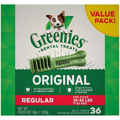 Greenies Regular (for dogs 25-50 lb.)