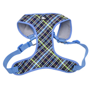 Coastal Pet Attire Ribbon Designer Wrap Harness X-Small Navy Blue Plaid