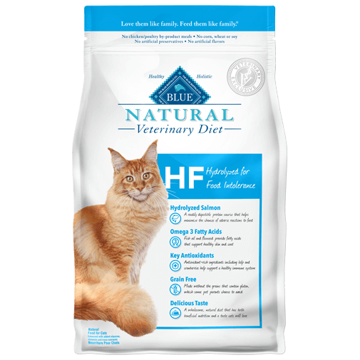 Blue Buffalo Natural Veterinary Diet HF Hydrolyzed Salmon Dry Cat Food
