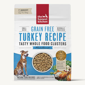 Honest Kitchen Whole Food Clusters Grain Free Turkey Recipe