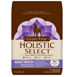 Holistic Select Grain Free Turkey & Lentils Dry Dog Food