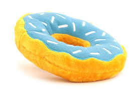 Zippy Paws Jumbo Blueberry Donutz Dog Toy