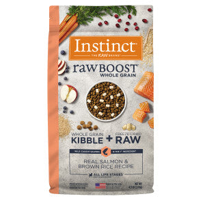 Instinct Raw Boost Whole Grain Real Salmon & Brown Rice Recipe Dry Dog Food