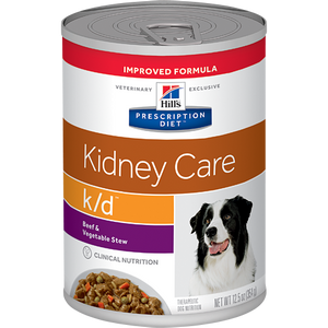 Hills Prescription Diet K/D Beef & Vegetable Stew Wet Dog Food