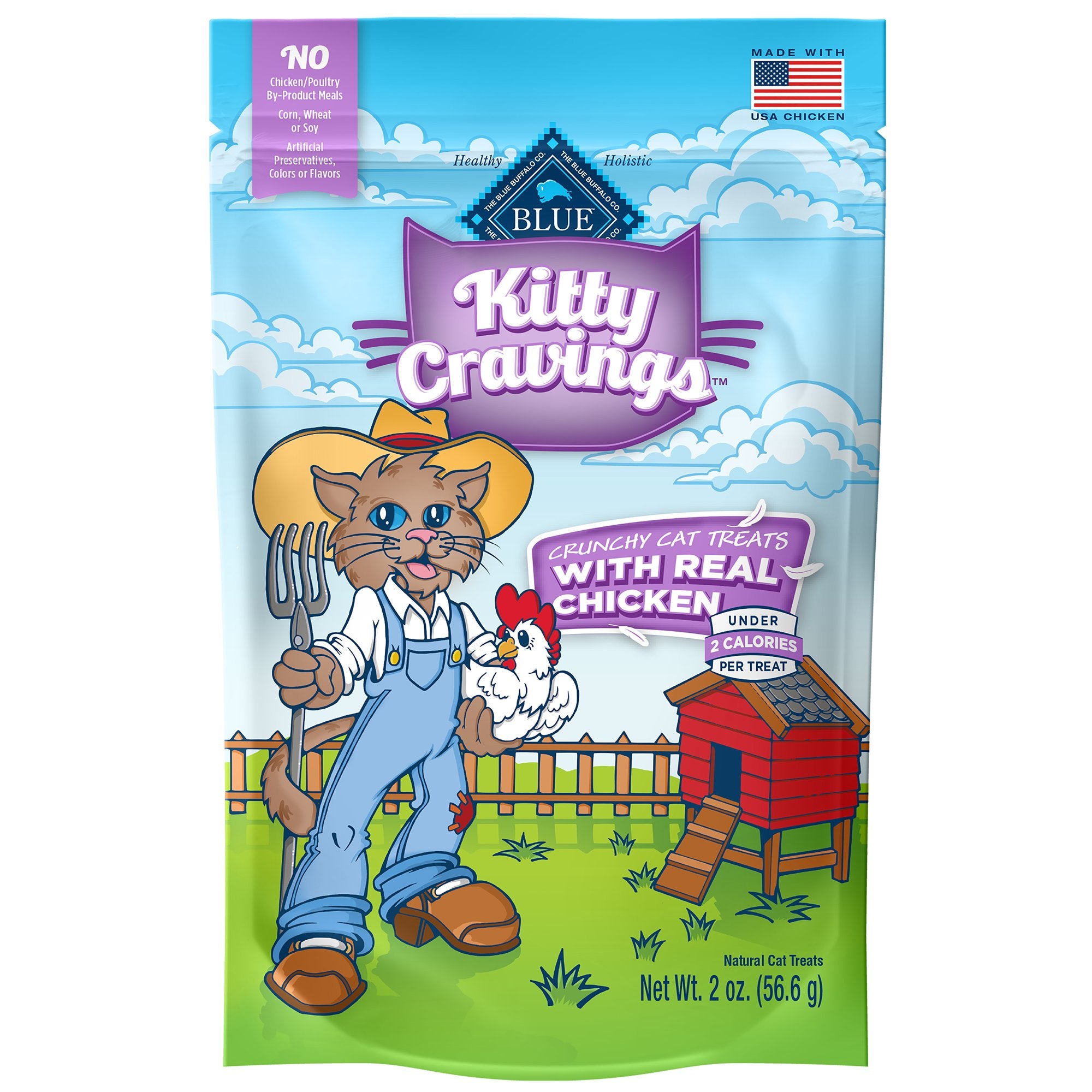Blue Buffalo Kitty Cravings Cat Treats, Choose Your Flavor, 2-oz