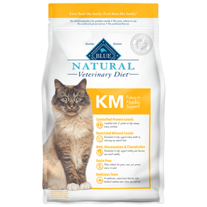 Blue Buffalo Natural Veterinary Diet KM Kidney + Mobility Support Dry Cat Food