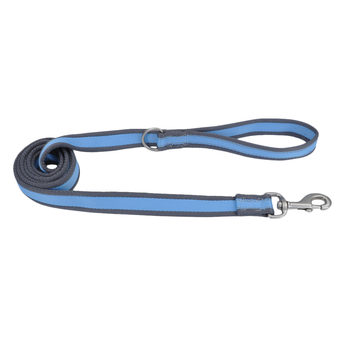 Coastal Pet Attire Pro Reflective Leash 6' - 1" Blue with Gray