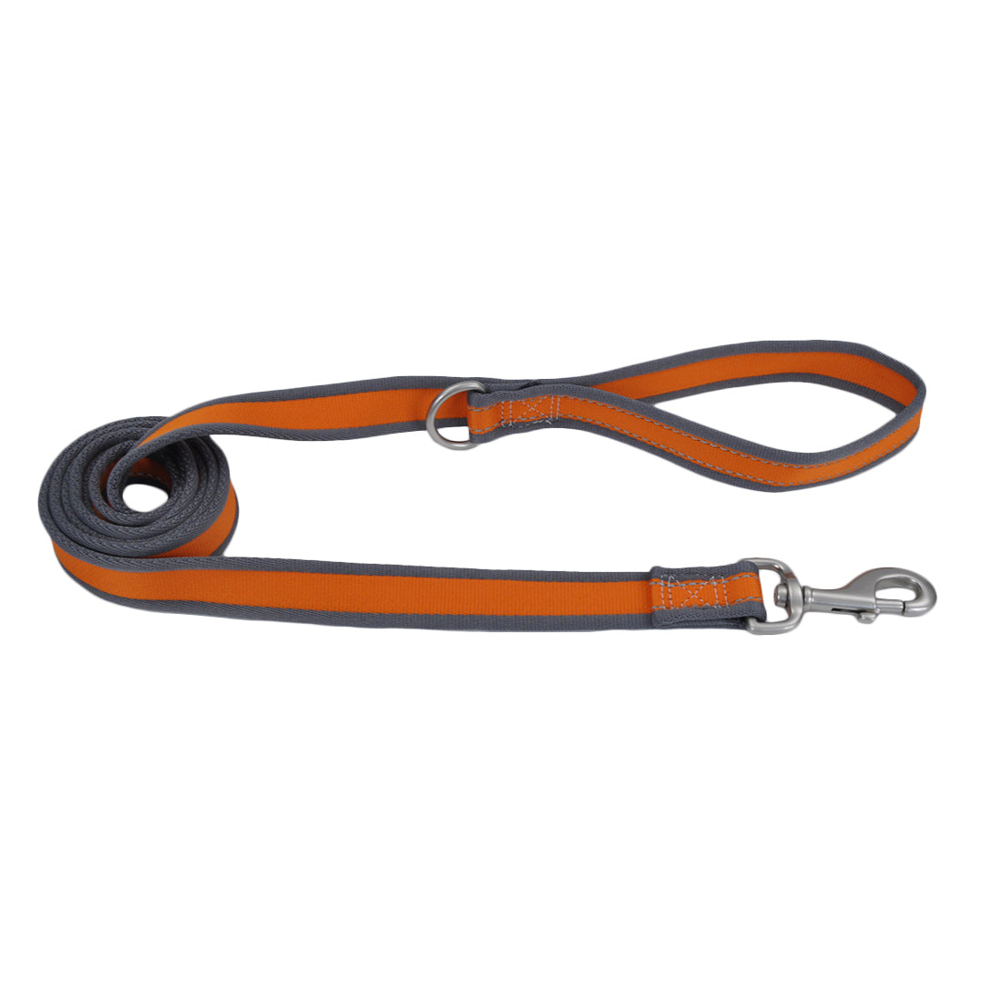 Coastal Pet Attire Pro Reflective Leash 6' - 1" Orange with Gray