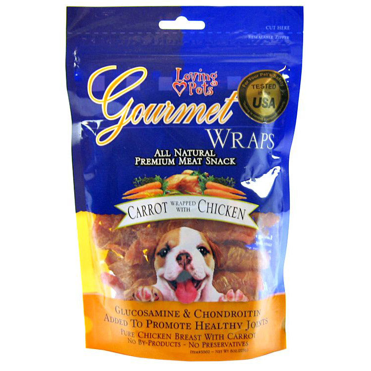 Loving Pets Gourmet Wraps Carrot & Chicken
