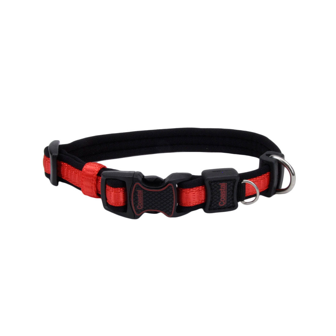Coastal Inspire Adjustable Red Dog Collar