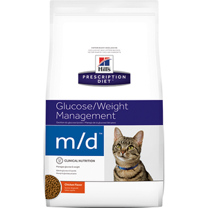 Hills Prescription Diet M/D Chicken Dry Cat Food