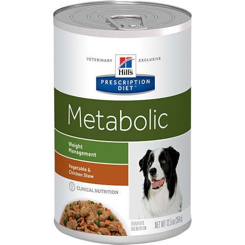 Hills Prescription Diet Metabolic Vegetable & Chicken Stew Wet Dog Food
