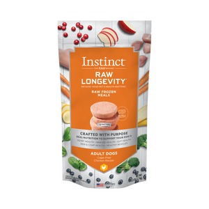Instinct Raw Longevity Cage-Free Chicken Patties Frozen Dog Food
