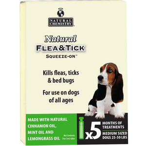 Natural Chemistry Flea and Tick Squeeze On for Medium Dogs